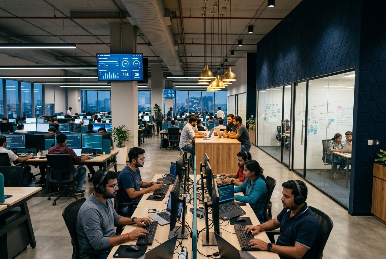 Indian IT company office