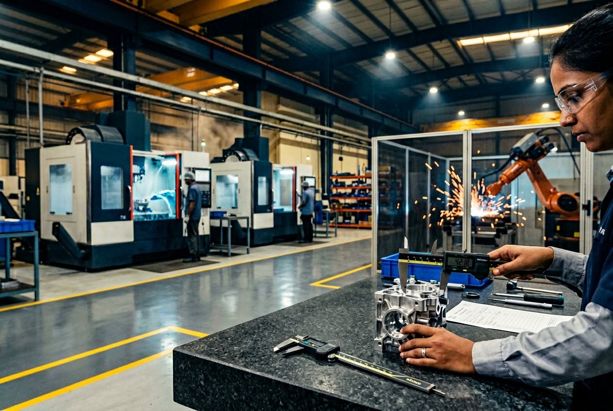 Modern Indian manufacturing facility