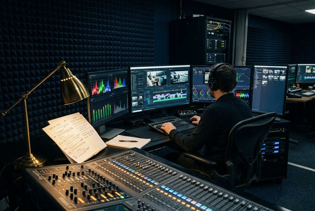 Media production control room