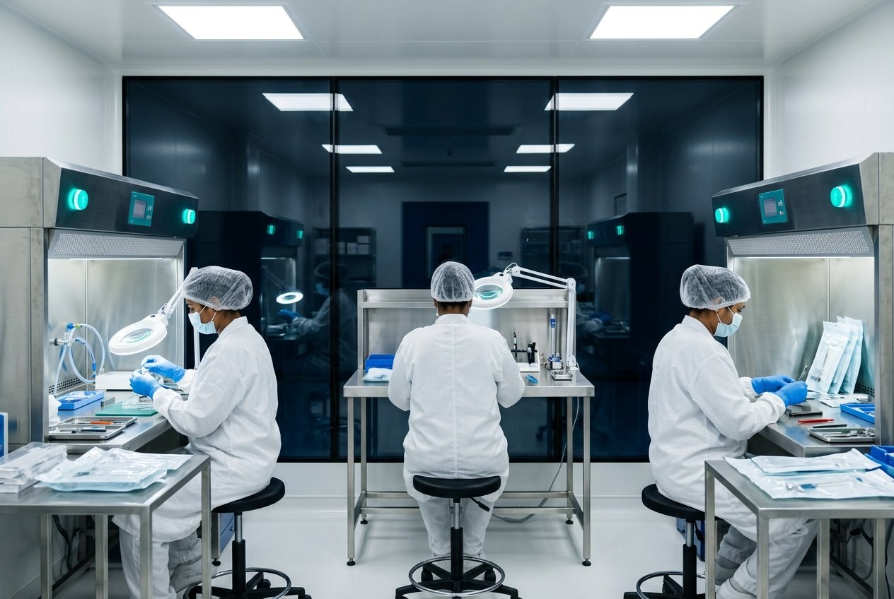Pharmaceutical cleanroom facility