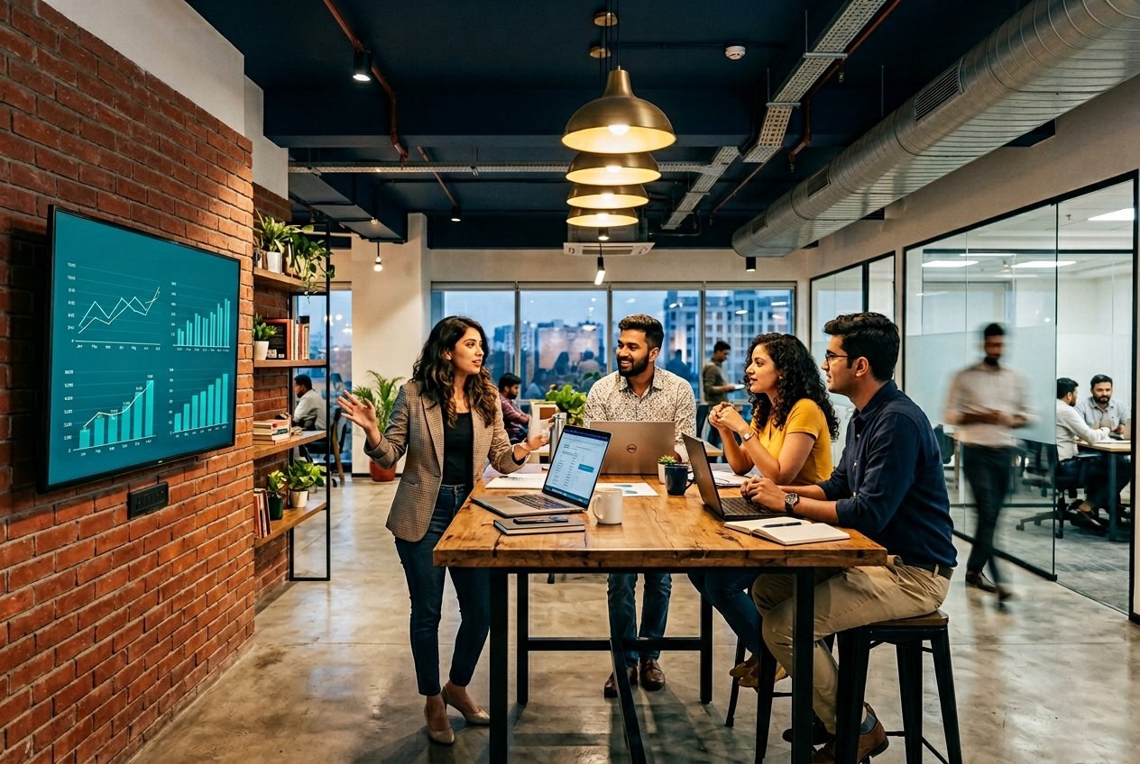 Indian startup co-working space