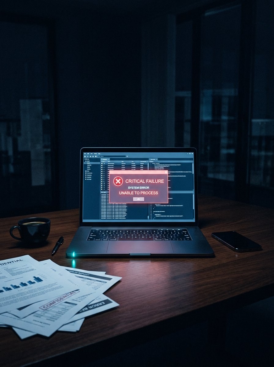 ERP system failure